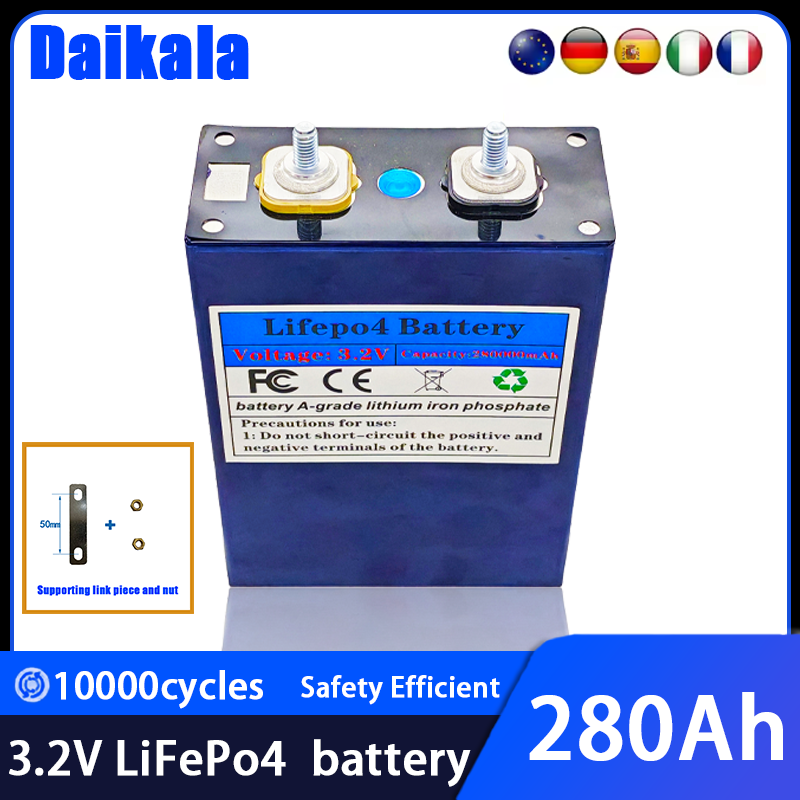Renewable Energy House - Novo 3.2v 280ah lifepo4 bateria células