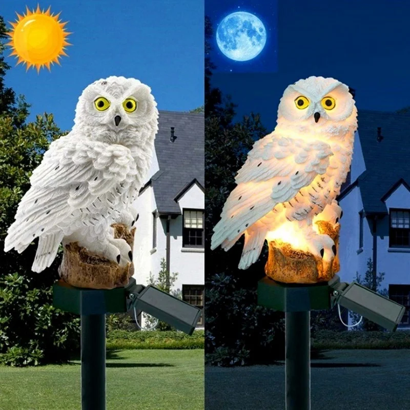 Renewable Energy House - Led movido a energia solar coruja