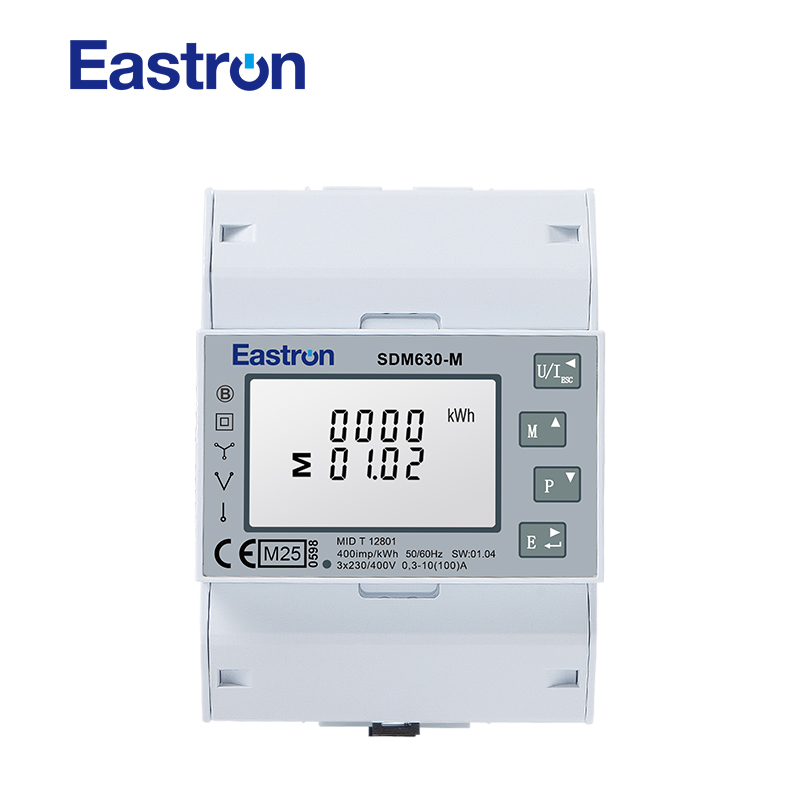 Energy Meter Bidirectional - Medidor de Energia Trifásico Eastron SDM630-M