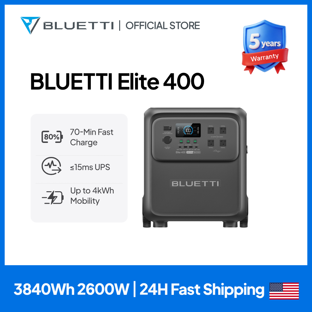 Lifepo4 Battery Pack - Estação de Energia Solar BLUETTI Elite