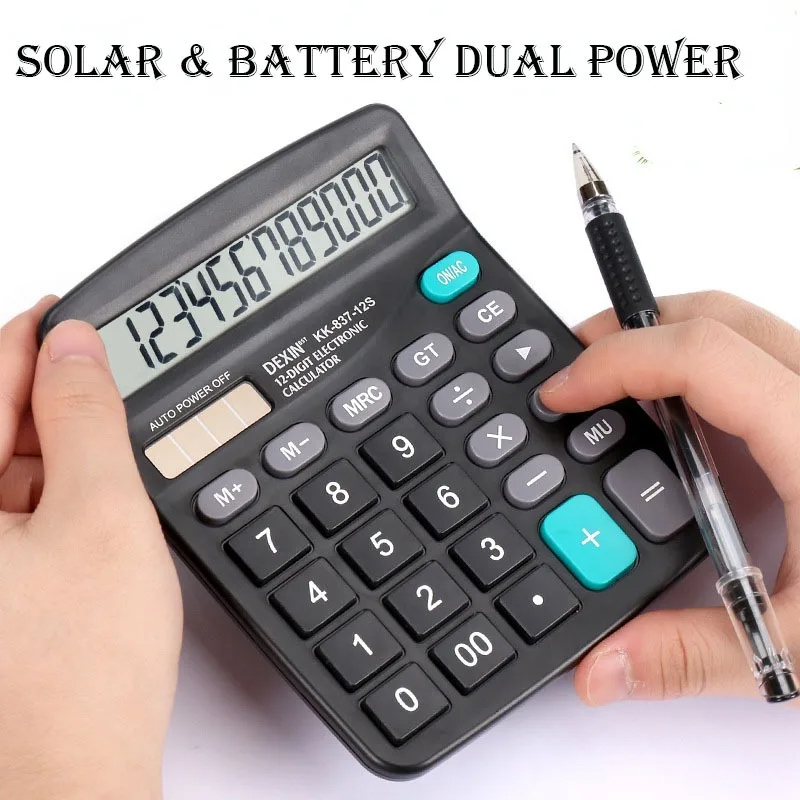 Renewable Energy House - Calculadora com Display LCD Grande de