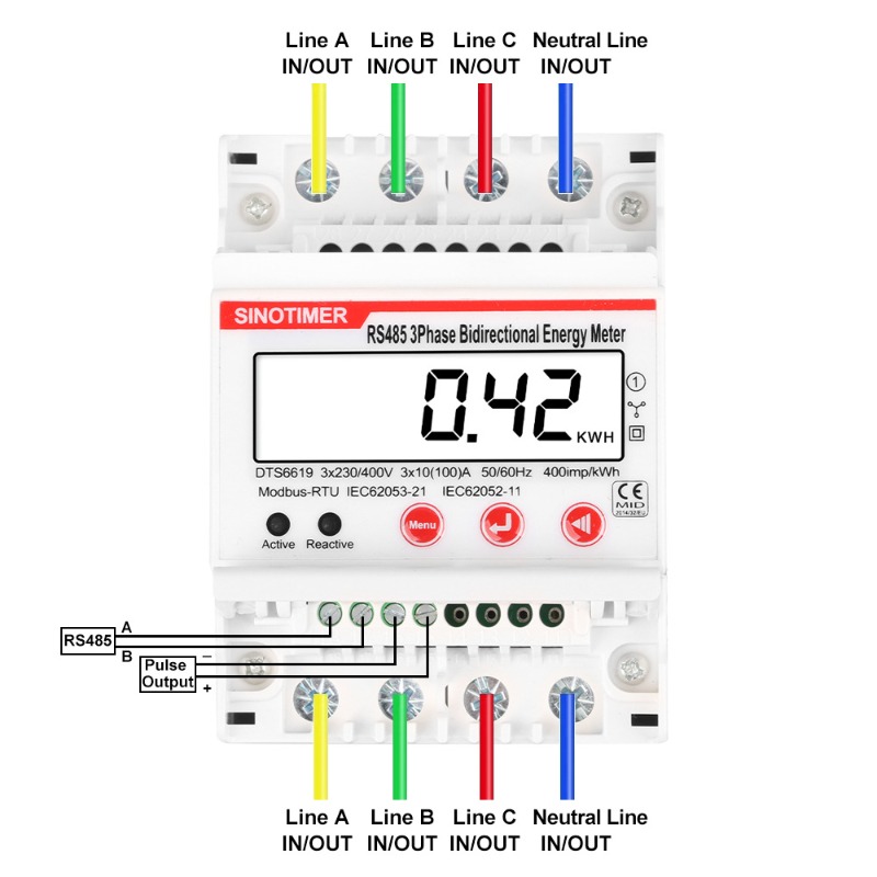 Medidor de energia bidireciona - Energy Meter Bidirectional avaliação e preço