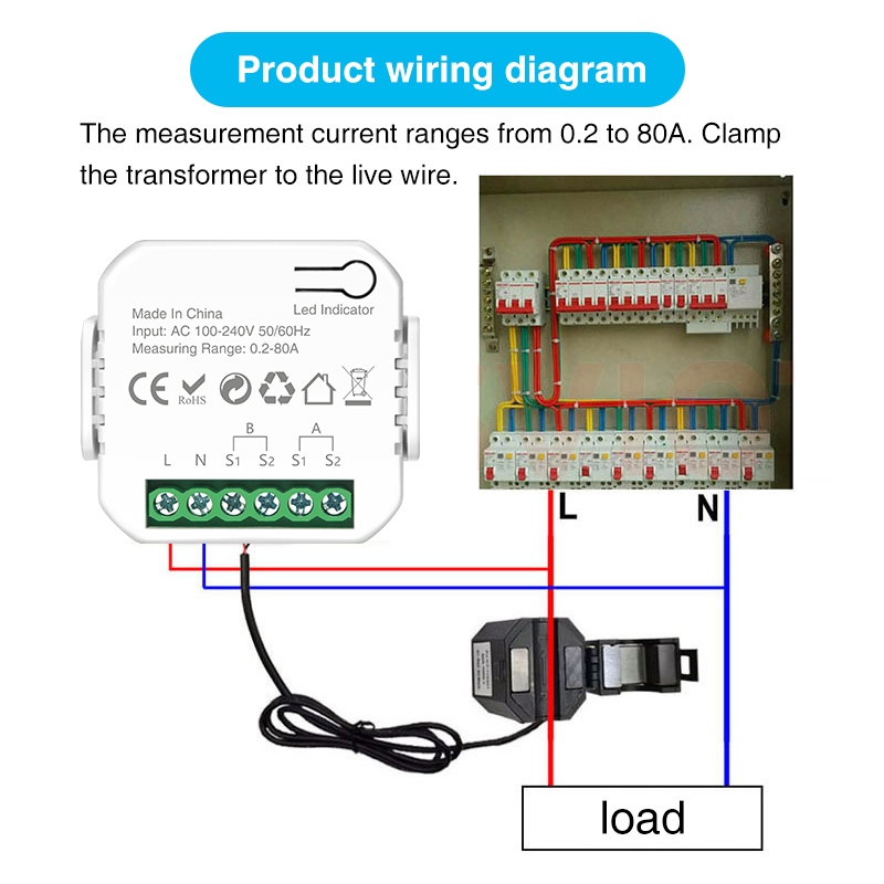 Tuya inteligente wi fi medidor - Energy Meter Bidirectional avaliação e preço