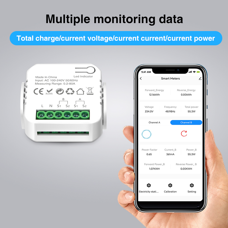 Tuya inteligente wi fi medidor - Energy Meter Bidirectional avaliação e preço