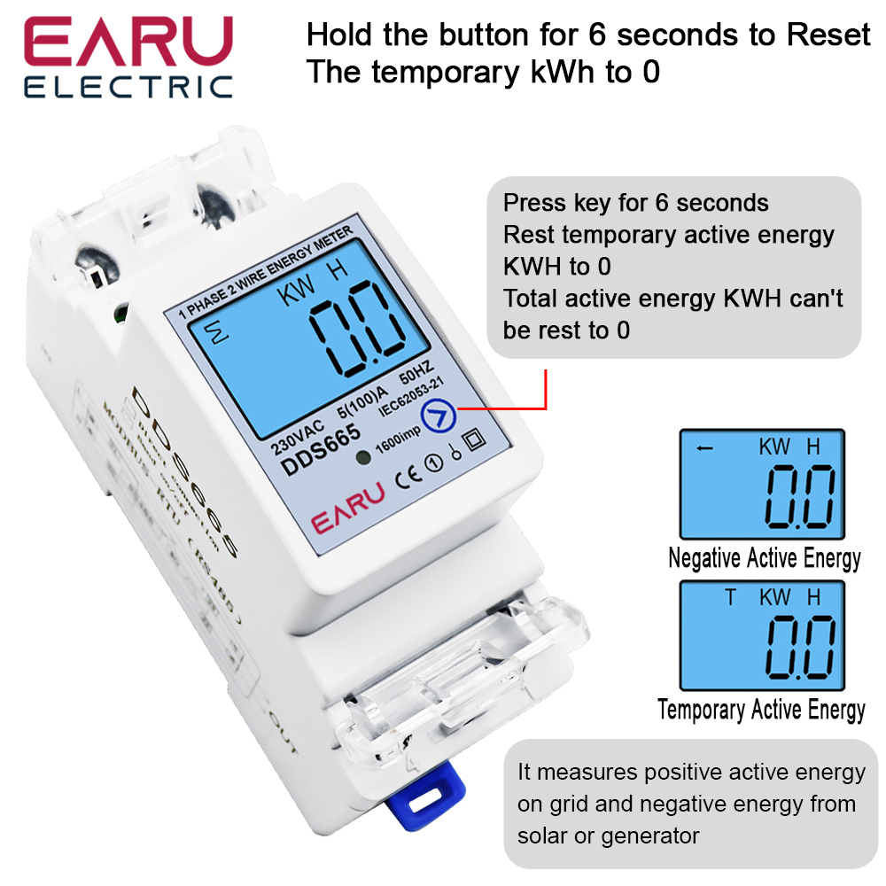 Medidor de Energia Bidireciona - Energy Meter Bidirectional avaliação e preço