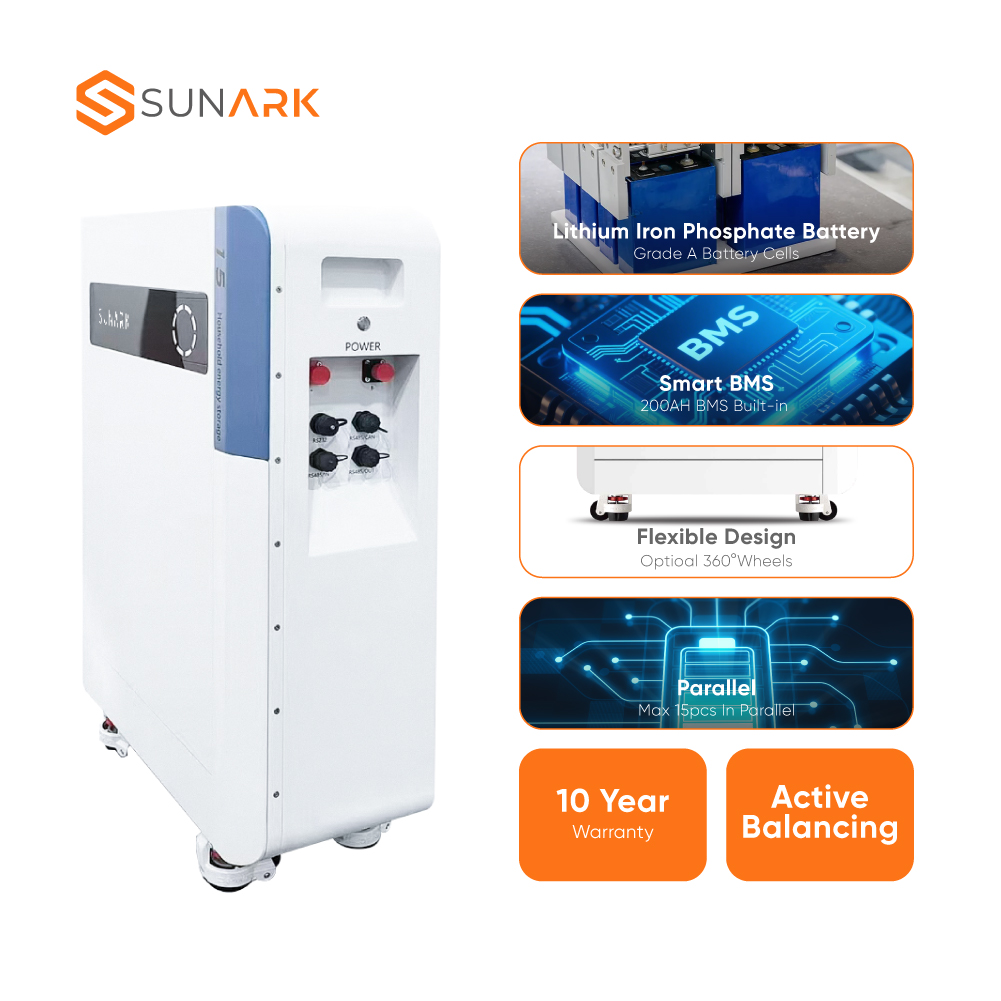 SunArk 10kWh 15kWh Lifepo4 Bat - Lifepo4 Battery Pack avaliação e preço