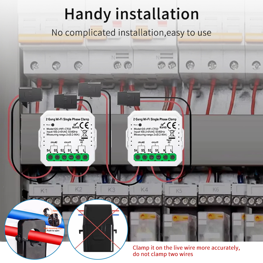 Tuya inteligente wifi medidor  - Energy Meter Bidirectional avaliação e preço