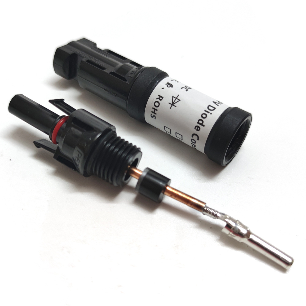 Conector de Diodo Fotovoltaico - Solar Cable Mc4 Connector avaliação e preço