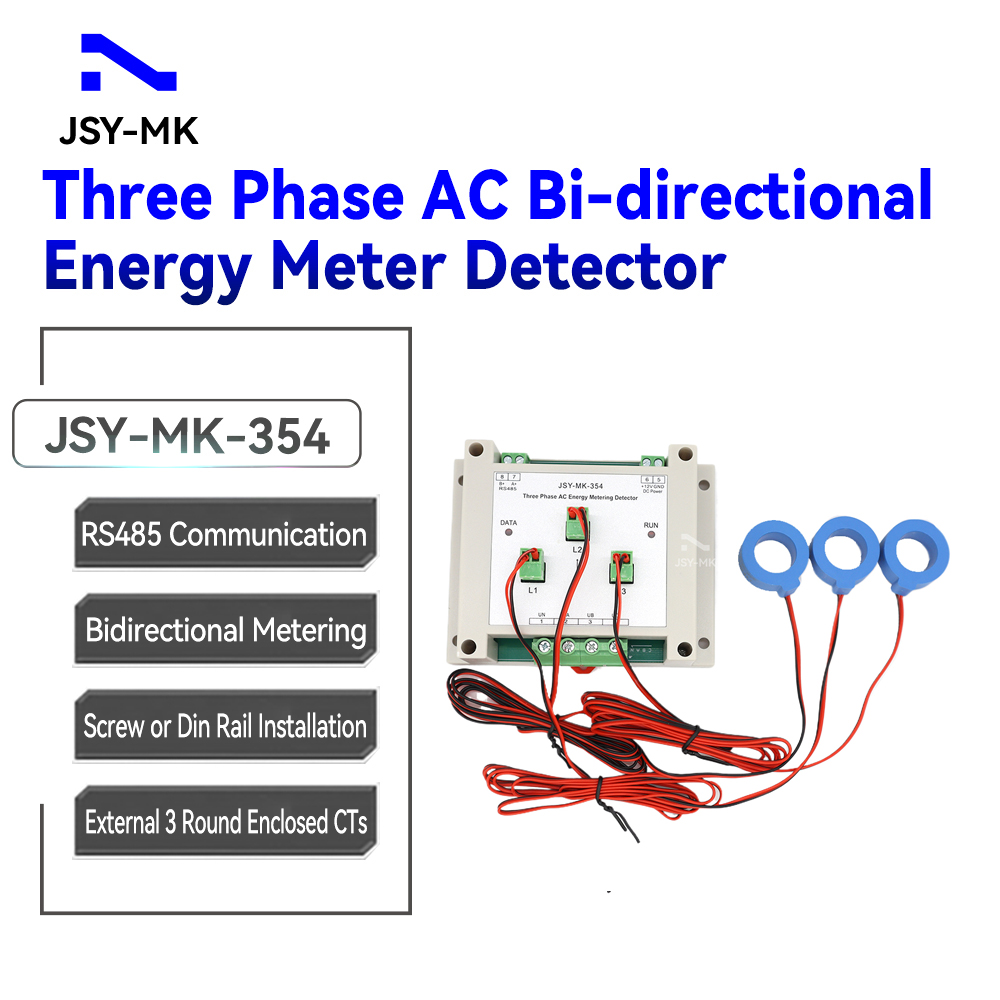 JSY-MK-354 3P4W 80A AC Detecto - Energy Meter Bidirectional avaliação e preço