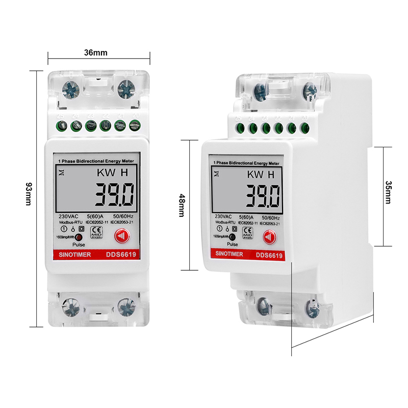 Fornecedor monofásico ac 230v  - Energy Meter Bidirectional avaliação e preço